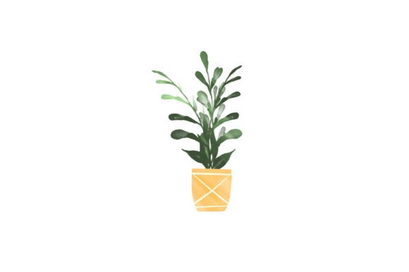 Download Potted Plant Watercolor - Potted plant watercolor Collection