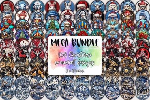 Download Christmas Ornaments Designs Mega Bundle - Premium Resources