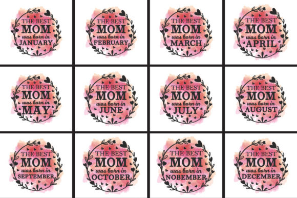 Download Mother Day Watercolor Floral SVG Bundle - Watercolor floral svg Collection