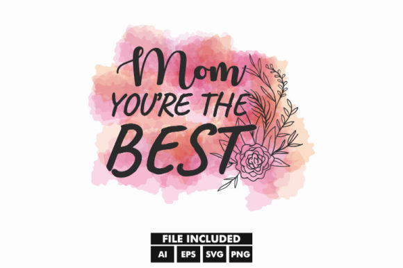 Download Mother Day Watercolor Floral SVG T-Shirt - Watercolor floral svg Collection
