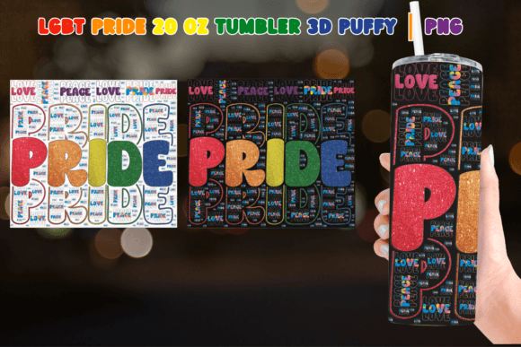 Download LGBT Love Peace Pride 20oz Tumbler PNG - Premium Resources