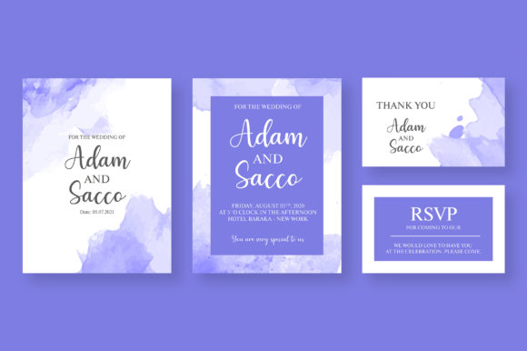 Download Printable Watercolor Wedding Card - Wedding Collection
