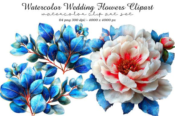 Download Watercolor Wedding Flowers Clipart - Wedding Collection