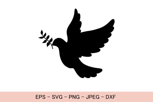 Download Dove Olive Branch SVG Peace Pigeon Dxf - Premium Bundle
